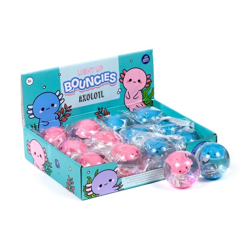 PELOTA DE JUGUETE CON LUZ LED SALTARI 6.5CM