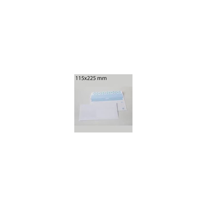 SOBRE BLANCO OPEN-115 115x225 AUT C/500 SIN VENTAN