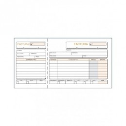 TALONARIO FACTURA 1/3 FOLIO T-12