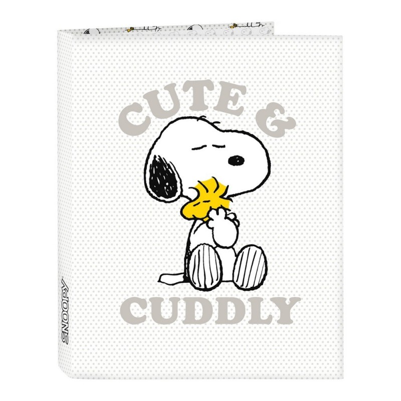 CARPETA CARTON FOLIO 4 ANILLAS MIXTAS SNOOPY FRIEN