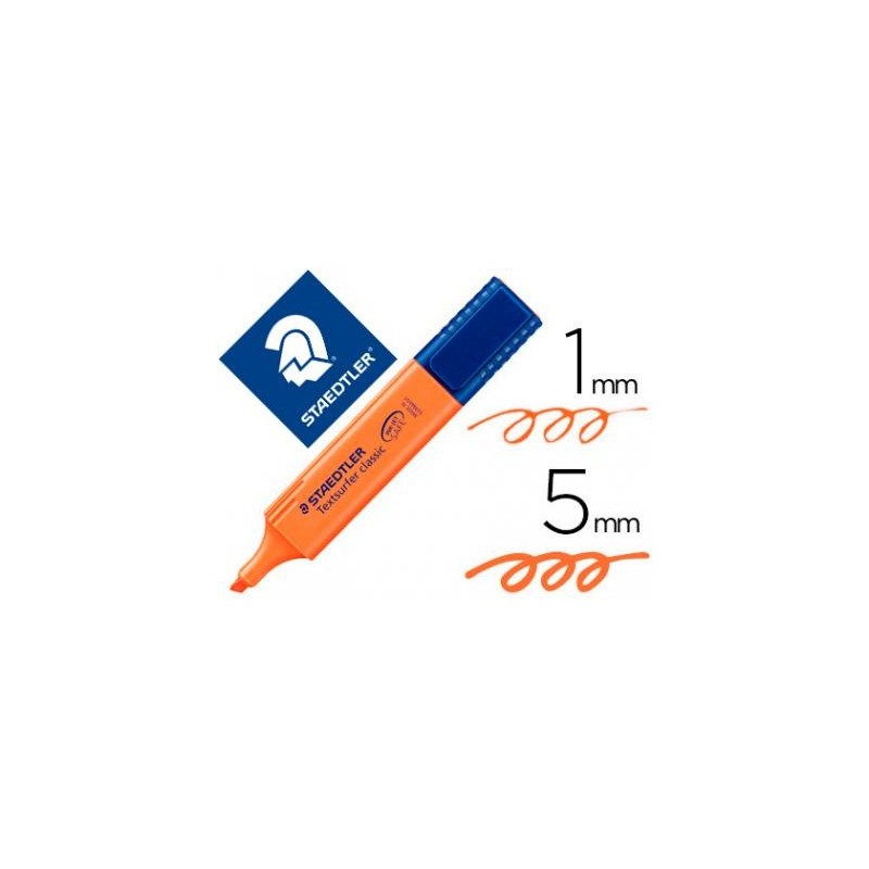 ROTULADOR FLUOR STAEDTLER NARANJA