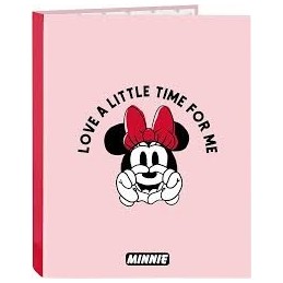 CARPETA FOLIO 4 ANILLAS MIXTAS MINNIE MOUSE