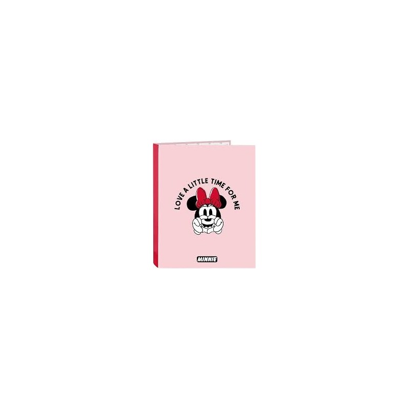 CARPETA FOLIO 4 ANILLAS MIXTAS MINNIE MOUSE