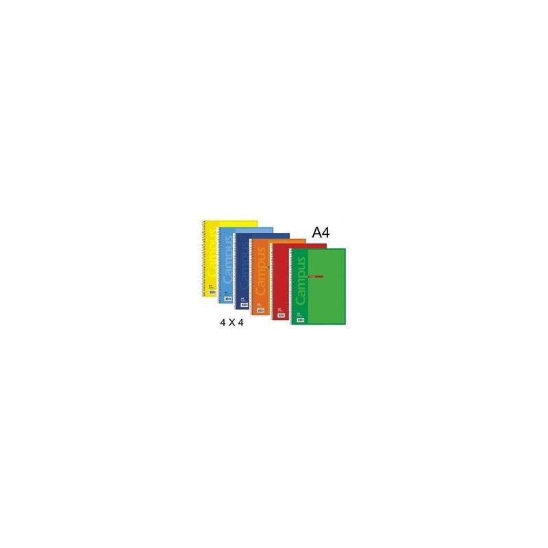 BLOC ESCOLAR A4 80H MAKRO 4mm TAPA CARTON
