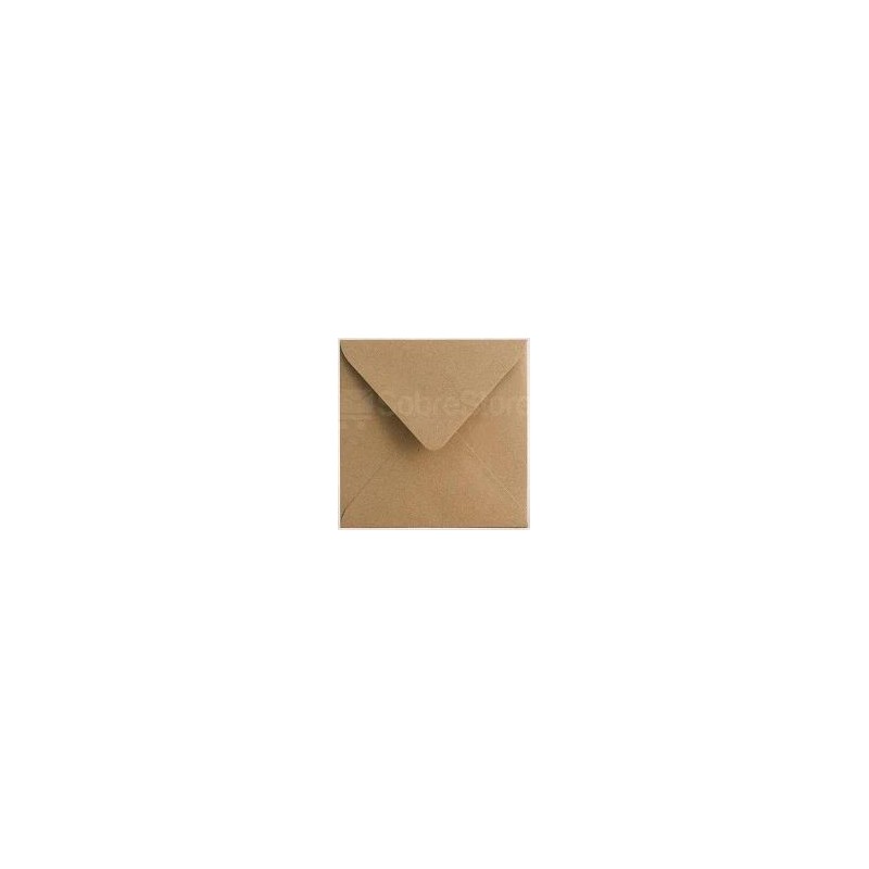 SOBRE MICHEL 17x17CM 140GR RECICLADO RUSTICOS KRAF