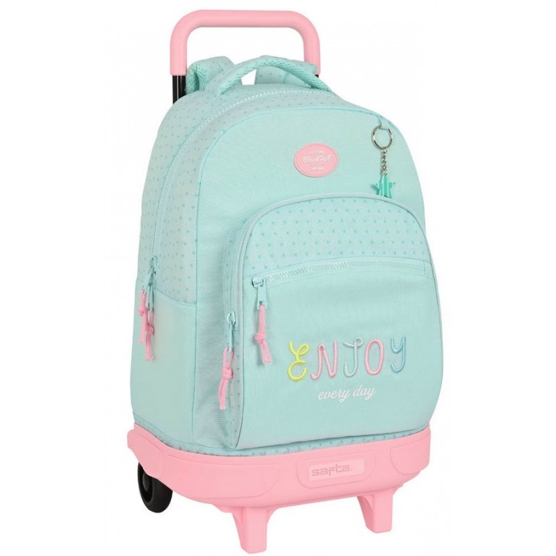 MOCHILA GD C/RUEDAS COMPACT EX  BLACK FIT ENJOY