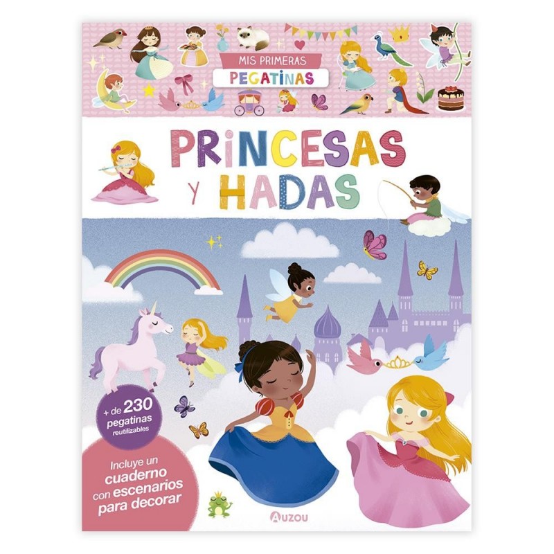 MIS PRIMERAS PEGATINAS DE RPINCESAS Y HADAS