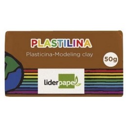PLASTILINA LIDERPAPEL MARRON PEQUEÑO LIDERPAPEL