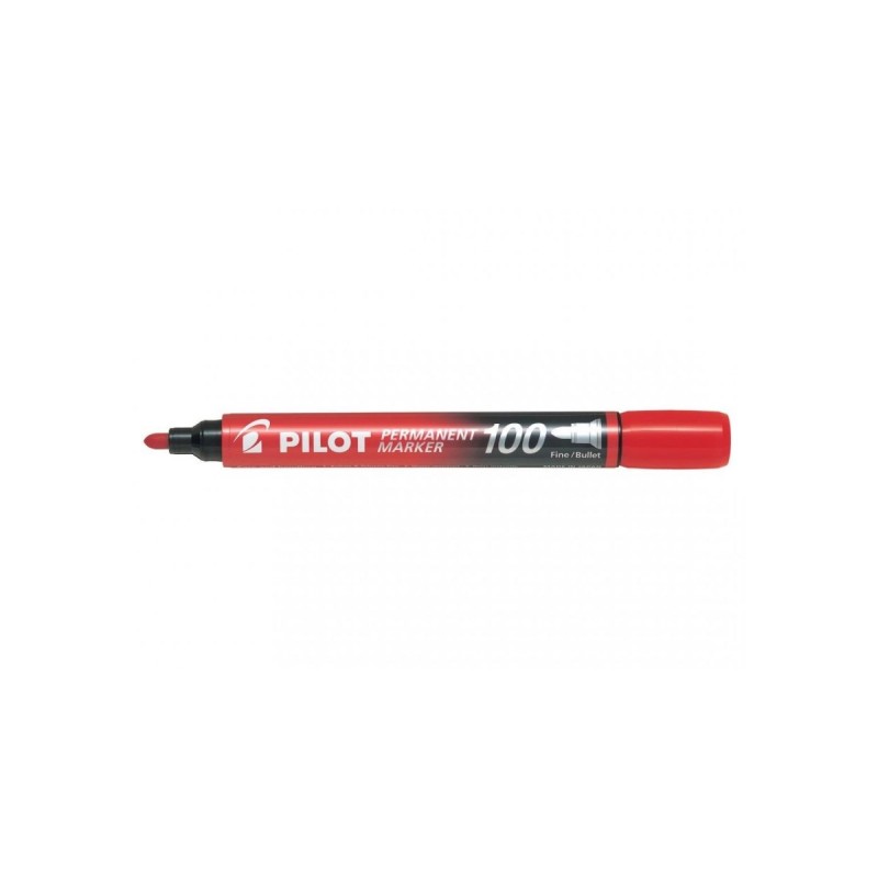 ROTULADOR PILOT MARKER 100 ROJO