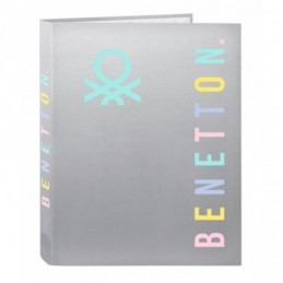 CARPETA FOLIO 4 ANILLAS MIXTAS BENETTON SAFTA