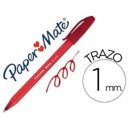 BOLI. PAPER MATE INJOY 100 PUNTA MEDIA 1mm ROJO