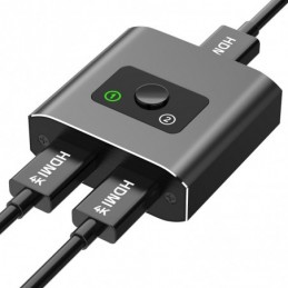 CONMUTADOR HDMI SWITCH 2 IN 1 4K BIDIRECCIONAL