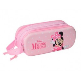 PORTATODO DOBLE 3D SAFTA MINNIE MOUSE 3D