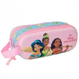 PORTATODO DOBLE 3D SAFTA PRINCESAS DISNEY