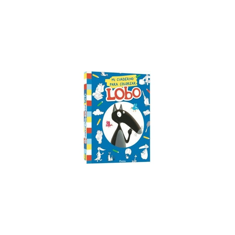 MI CUADERNO PARA COLOREAR A LOBO