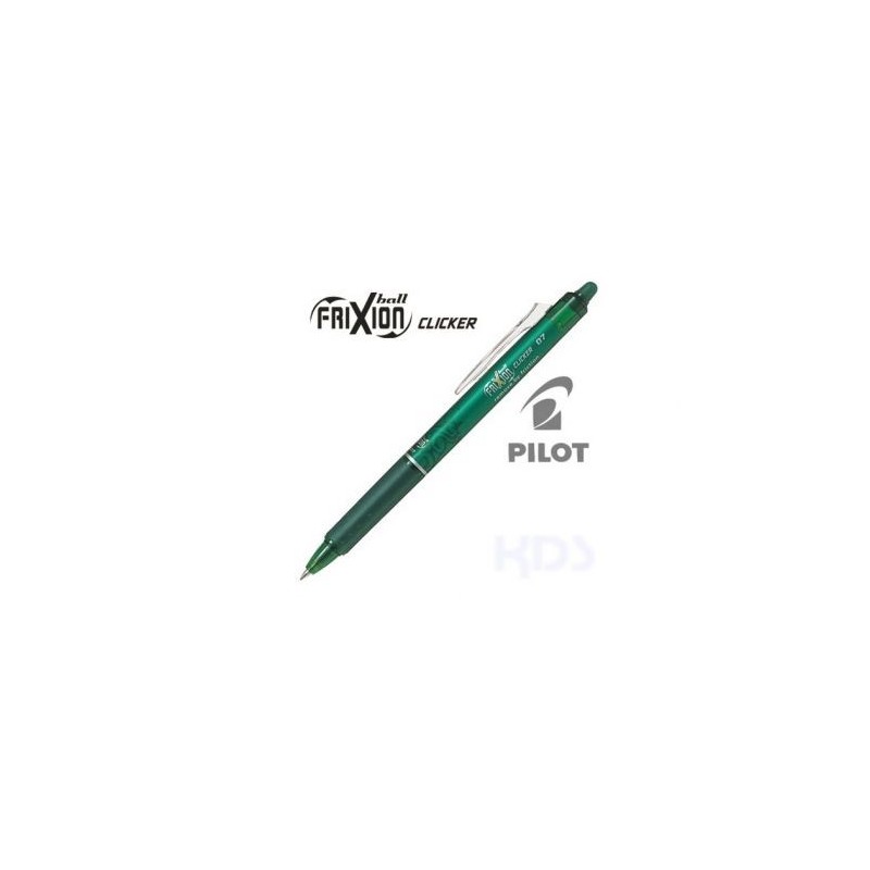 BOLIGRAFO PILOT FRIXION CLICKER VERDE