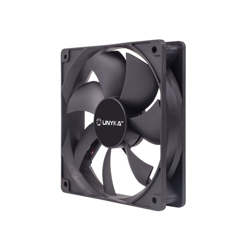 UNYKACH VENTILADOR 120mm 4 PINES 1200 RPM NEGRO