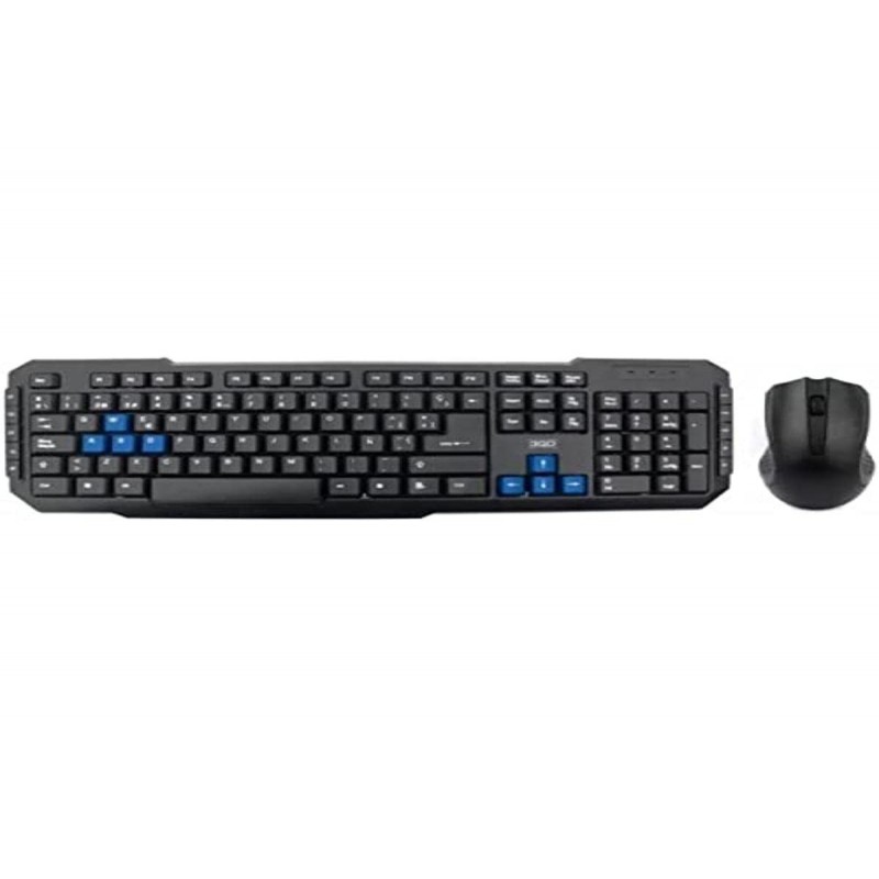3GO COMBO DRILE 2 TECLADO + RATON USB NEGRO