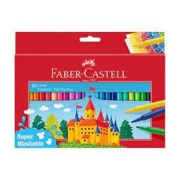 ROTULADOR FABER CASTELL 50 COLORES CARTON