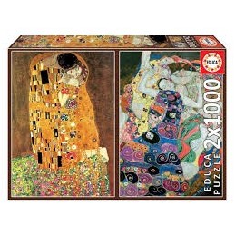 PUZZLE EDUCA 2x1000 PZS EL BSE + LA VIRGEN, GUSTA