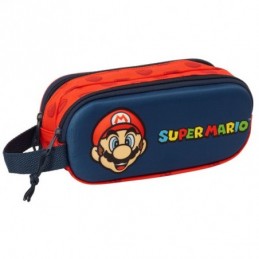 PORTATODO DOBLE 3D SAFTA SUPER MARIO