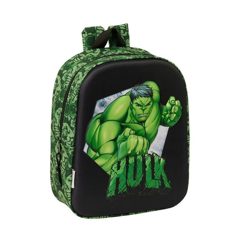 MOCHILA GUARDERIA 3D HULK