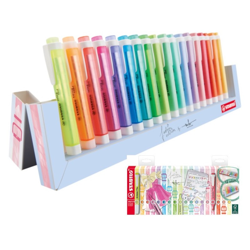 FLUORESCENTE STABILO SWING 18 COLORES