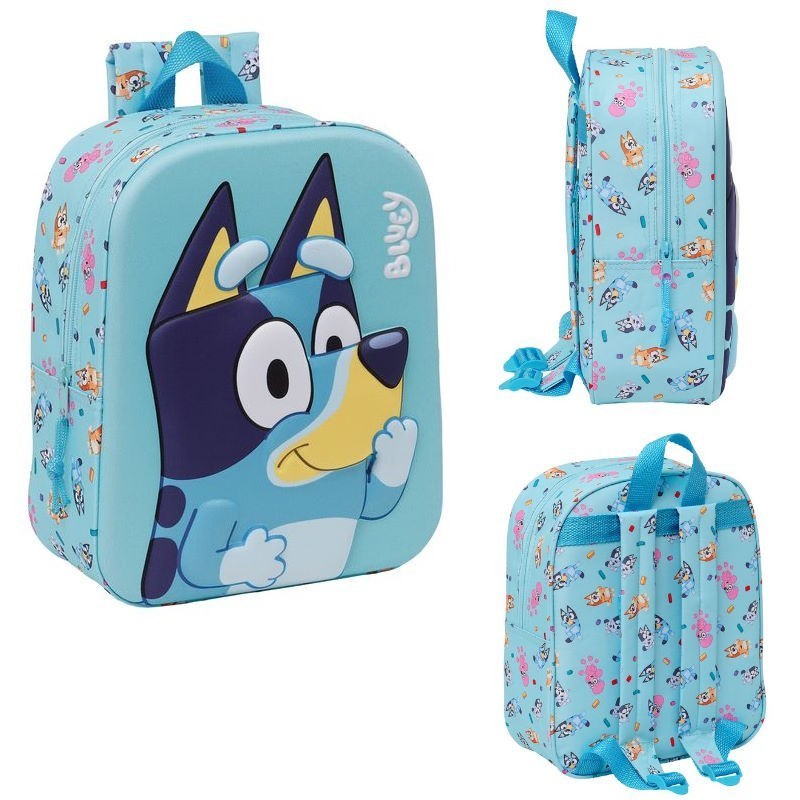 MOCHILA SAFTA GUARDERIA 3D BLUEY