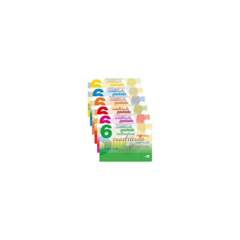 LIBRETA PAUTAGUIA 32 HOJAS A5 6mm APAISADO 70gr