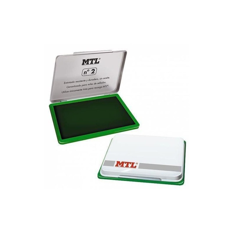 TAMPON METALICO NUMERO 2 VERDE