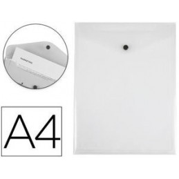 CARPETA DOSSIER BROCHE POLIPROP. A4 VERTICAL TRANS