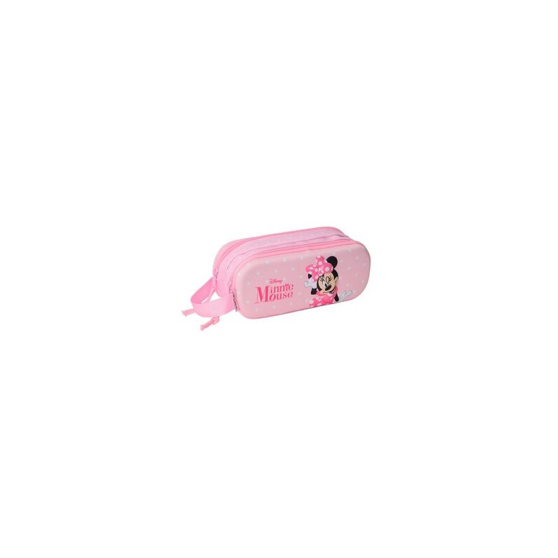 PORTATODO DOBLE 3D SAFTA MINNIE MOUSE 3D