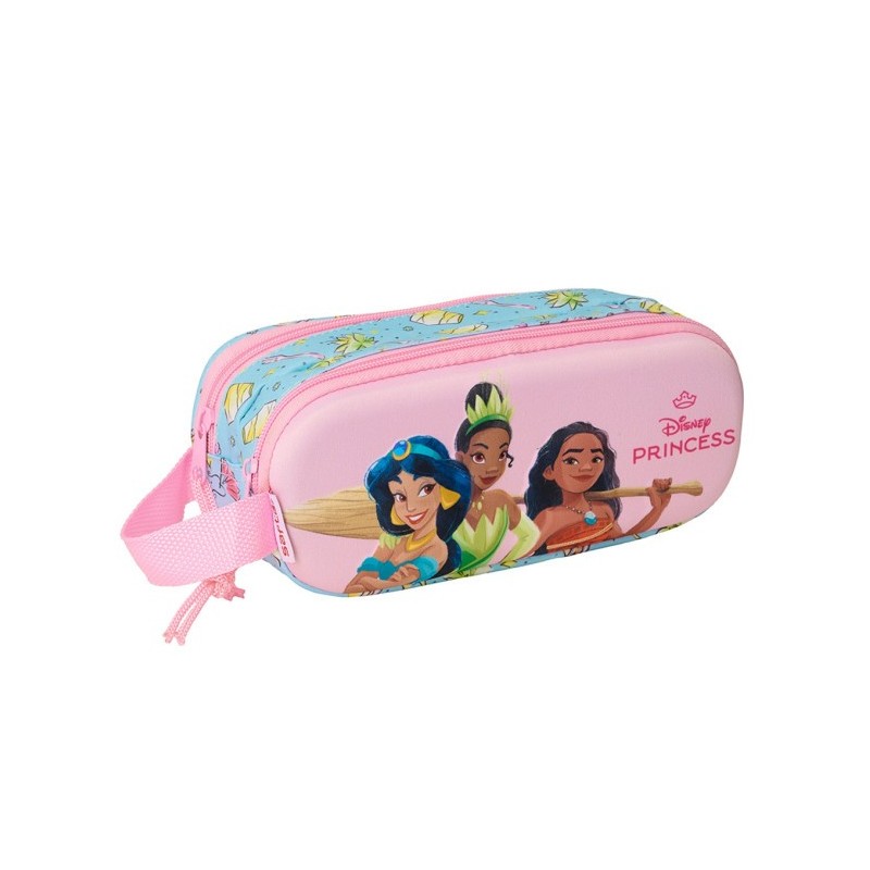 PORTATODO DOBLE 3D SAFTA PRINCESAS DISNEY