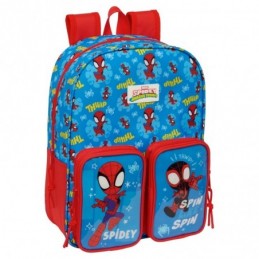MOCHILA INFANTIL BOLSILLOS ADAPT CARRO SPIDERMAN