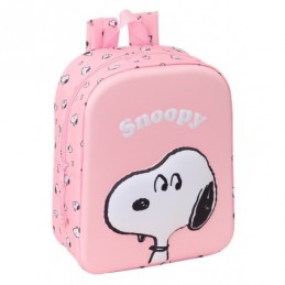 MOCHILA GUARDERIA 3D 27CM SNOOPY