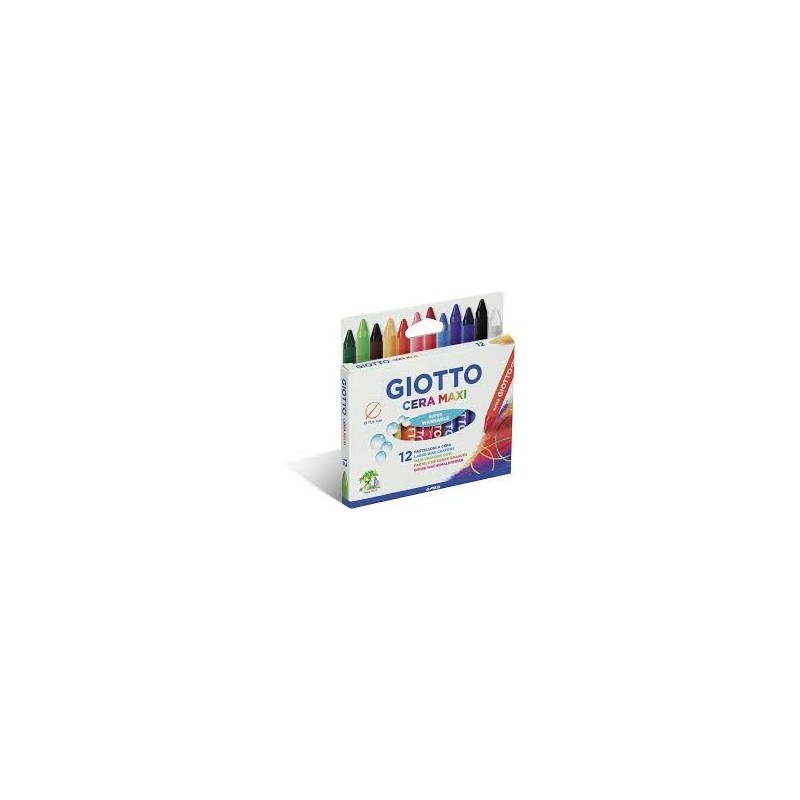 LAPICES CERA GIOTTO CAJA DE 12 COLORES