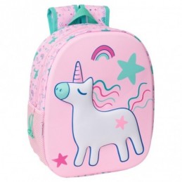 MOCHILA 3D SAFTA 3D UNICORNIO