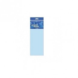 PAPEL SEDA MAKRO 10 HOJAS AZUL CIELO