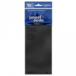 PAPEL SEDA MAKRO 10H NEGRO