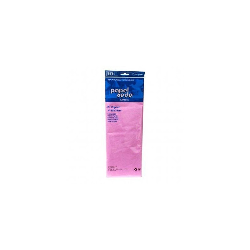 PAPEL SEDA MAKRO 10H ROSA OSCURO