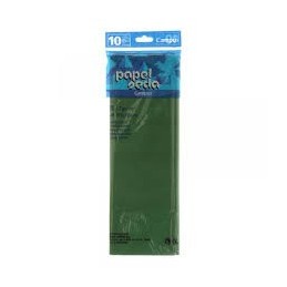 PAPEL SEDA MAKRO 10H VERDE OSCURO