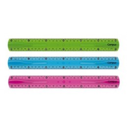 REGLA MAKRO PLASTICO 30CM FLEXIBLE