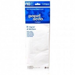 PAPEL SEDA MAKRO 10 HOJAS BLANCO