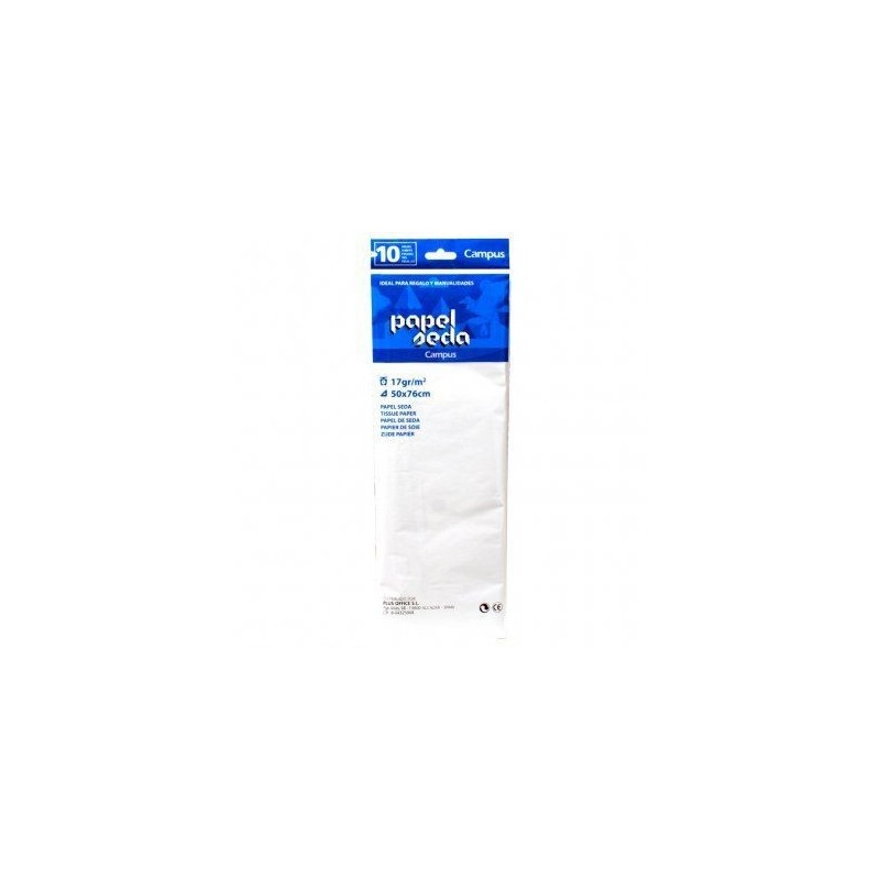PAPEL SEDA MAKRO 10 HOJAS BLANCO