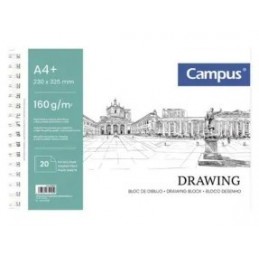 BLOC DIBUJO A4+ MICROPERFORADO 20H 160GR LISO