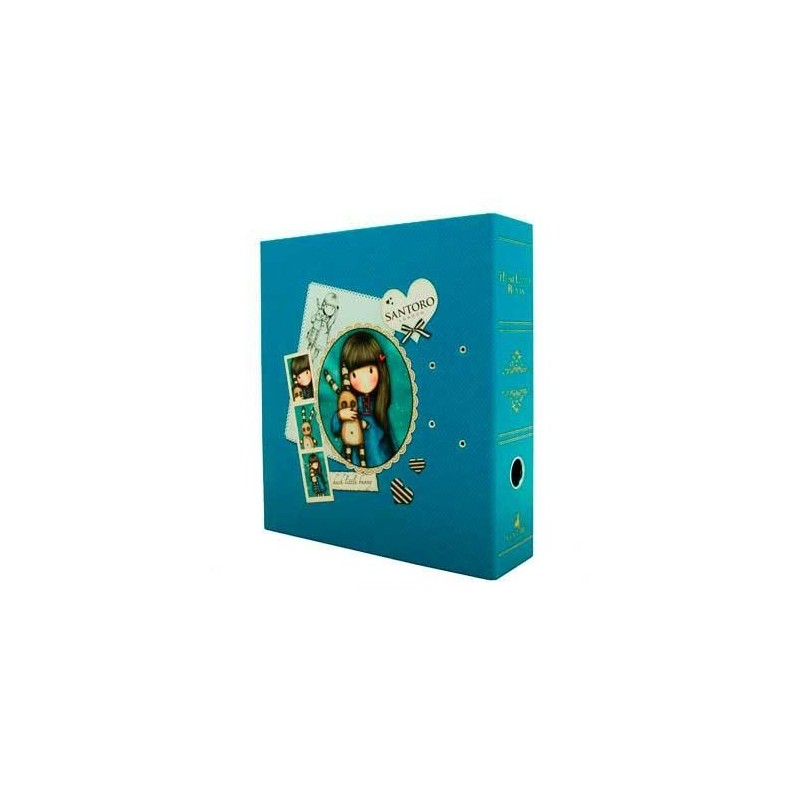 ARCHIVADOR DE PALANCA SANTORO LONDON AZUL
