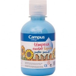 TEMPERA CAMPUS 250GR AZUL CYAN