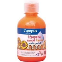 TEMPERA CAMPUS 250GR NARANJA