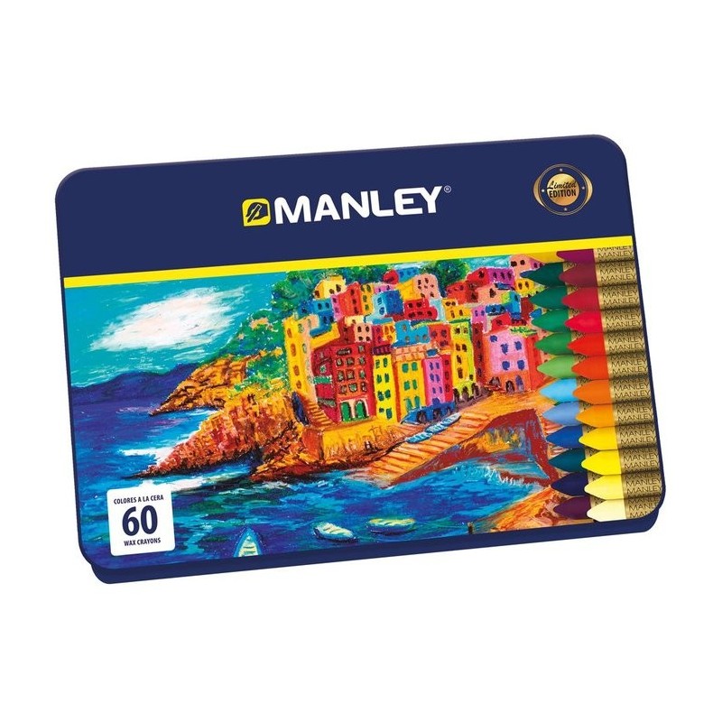 CERAS MANLEY 60 COLORES SURTIDOS