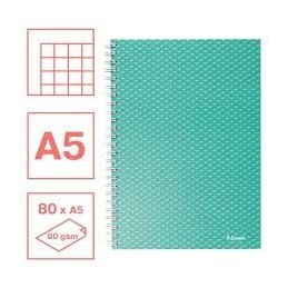 LIBRETA WIRO CUADRICULA A5